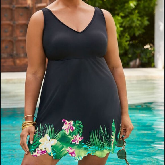 woman within swimdresses